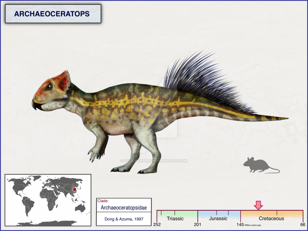 10+ khám phá về loài khủng long nhỏ bé đến từ Trung Quốc - Khủng long sừng cổ Archaeoceratops - 7