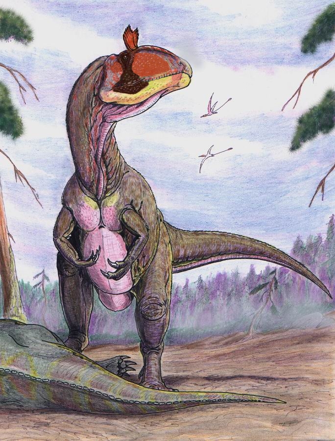 Khủng long Cực Nam Cryolophosaurus - 8